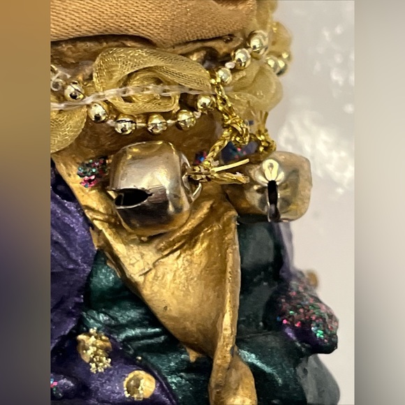 Jacqueline Kent Collection Christmas Royal Stocking Ornament Jester Slipper 2004 - Picture 14 of 16